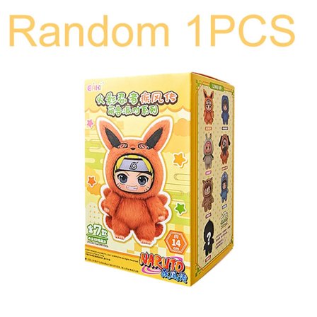 EAKI Naruto Blindboks Shippuden Naruto Uzumaki Sasuke Kakashi Festserie Utstoppet Dukke Håndlaget Ornament Leketøysamling Gave