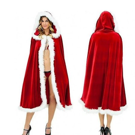 Santa Cape Cloak Cosplay kostume