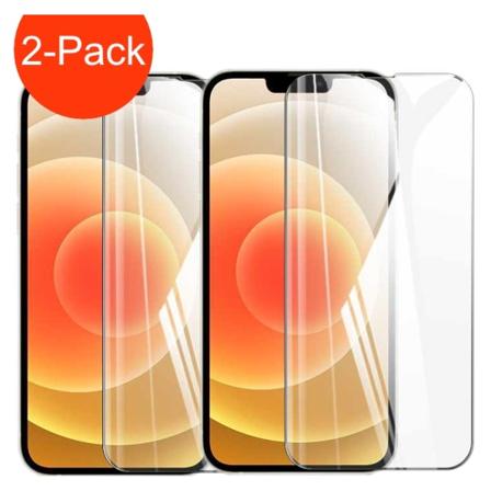 2-pack - iPhone 13 / 13 Pro korkealaatuinen t ysi kansi karkaist