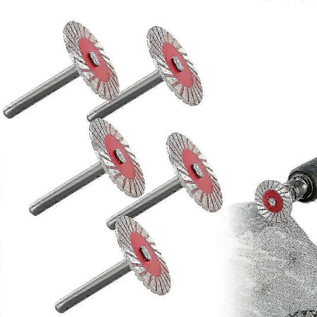 40 mm:n timanttiterä, jossa 6 mm:n varsi, katkaisulaikkapyörä laattojen, graniitin, marmorin ja keramiikan kaiverrukseen ja leikkaamiseen