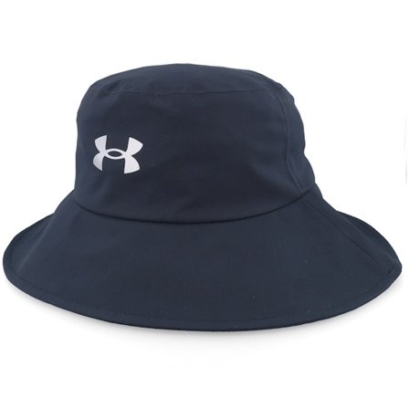 Under Armour - Sort bucket Hat - Driver Rain Black Bucket @ Hatstore