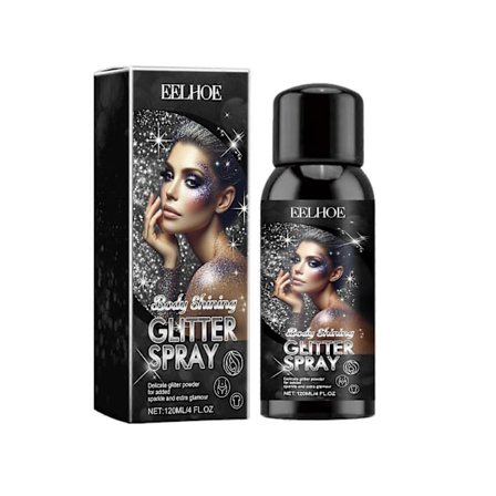 Eelhoe Glitter-suihke vaihe-meikkiin, korostussuihke, luonnollinen kolmiulotteinen kirkastava glitter-puuteri
