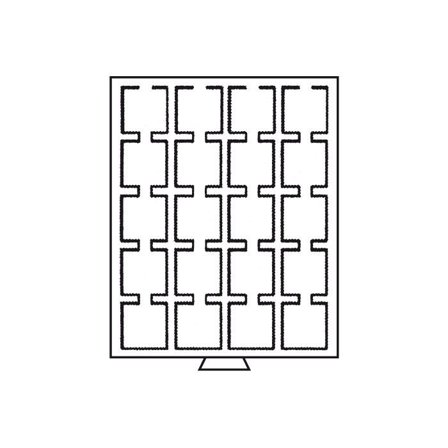 Møntbokse Til Møntkapsler - QUADRUM møntkapsler - Grå