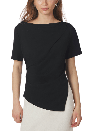 Neo Noir Rasmine Soft Blouse Blusar Dam Svart 40