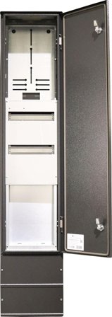 EFA TKS Tilknytningsskap / Utvendig målerskap smal Sort NEK399