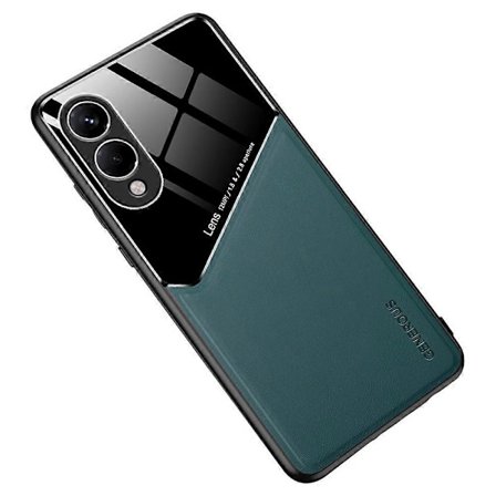 Til Samsung Galaxy S25 Edge Cover Læderbelagt PC+TPU Telefon Bagcover