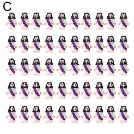 50 stk mini Jesus-figurer Påske Jesus elsker deg Jesus-leker små Jesus-figurer