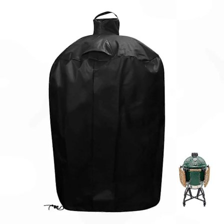 Beskyttelse til store Kamado-grill og Big Green Egg BBQ-røgere, holdbart vejrbestandigt dække til udendørs madlavningsudstyr