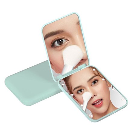 Led-peili valoilla, paristokäyttöinen valaistu meikkipöytäpeili suurennusominaisuudella