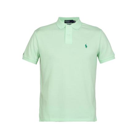 Ralph Lauren Slim Fit Mesh Polo Shirt Grøn, Herre