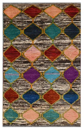 111X184 Dywan Moroccan Berber - Afghanistan Nowoczesny (Wełna, Afganistan) Carpetvista