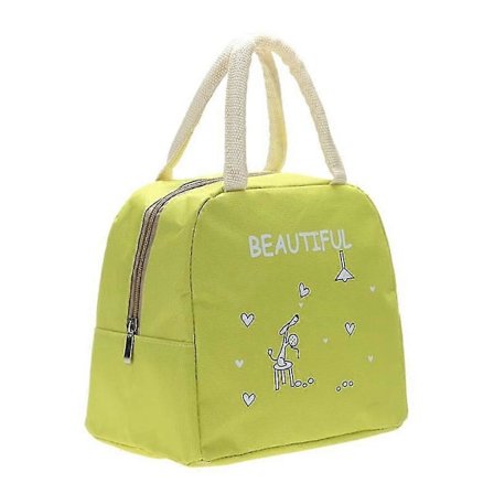 Tecknad Söt Bärbar Förtjockad Isolerad Lunchväska Matlådeväska