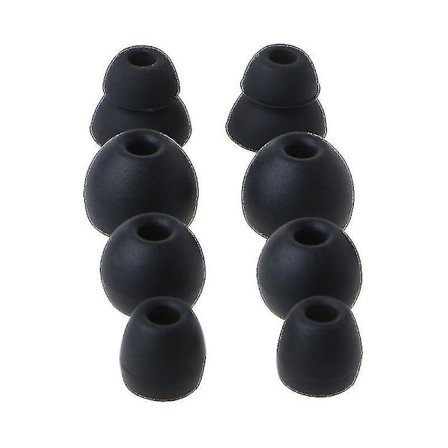 Silikonersättningsöronsnäckor Öronproppar för Powerbeats Pro-hörlurar Öronsnäckor Svart