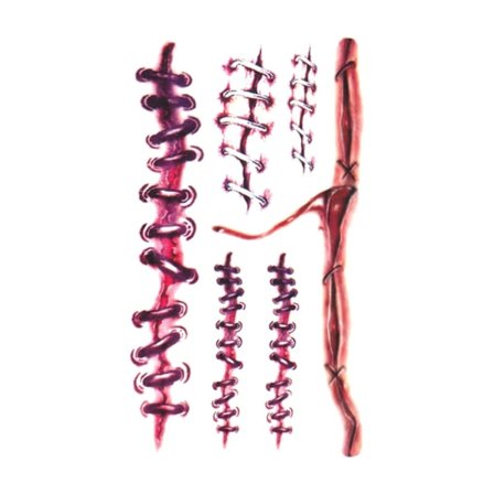 Halloween Waterproof Fake Temporary Tattoos Stickers For Women Long-time Body Art Face Jewels Festival Accessories