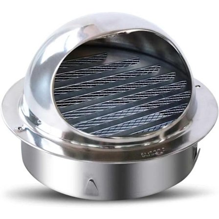 ING Sfærisk rist - 100 mm ventilasjonsrist - sirkulære striper