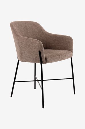 Nordic Furniture Group - Ruokapöytätuoli Leah 2 kpl - Ruskea - Käsinojalliset tuolit - - Homeroom