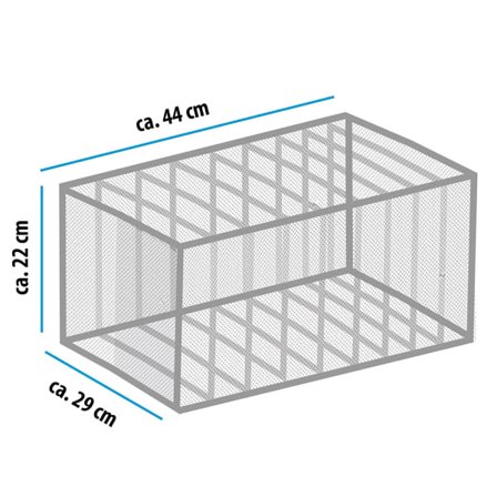 Klädorganisatör med 9 fack – hopfällbar för smart förvaring