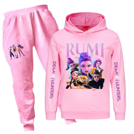 Kpop Heksejegere Barne Genser Hettegenser Bukse Sett