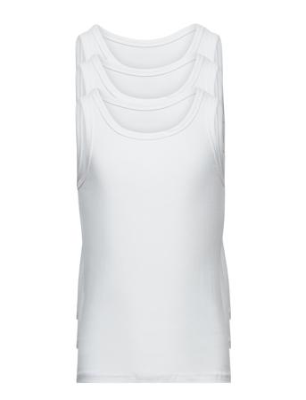 Claudio Boys 3-Pack Singlet T-shirts Sleeveless Valkoinen Claudio