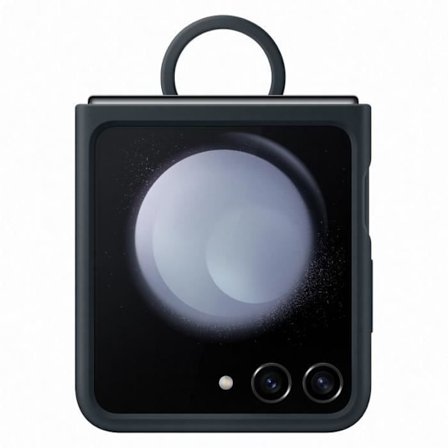 Samsung mobilfodral och skal Silikonfodral med ring Z Flip 5 Navy