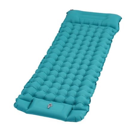 Selvopustende Liggeunderlag, Vandafvisende Campingmadras, Udendørs Ultralet Luftmadras med Fodpumpe_TF_TF