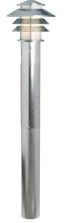 Westal Alefors Pullert 10 B, 227 lm, 3000 K, 1250 mm Galv/Sølv, sprengt, Belysning