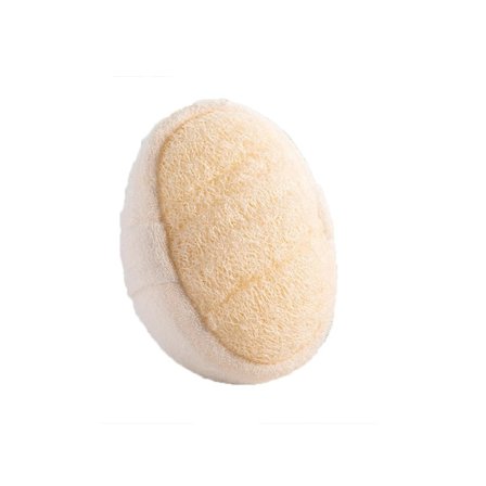 Naturlig loofah-svamp for skrubbing, dyptrensende rengjøring av hud og ansikt med loofah-pads