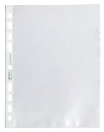 EXACOMPTA Plastficka återvunnen A5 0,06mm 50/fp - Lyreco - Kontorsmaterial - Mappar och plastfickor - Plastfickor - Öppen överkant