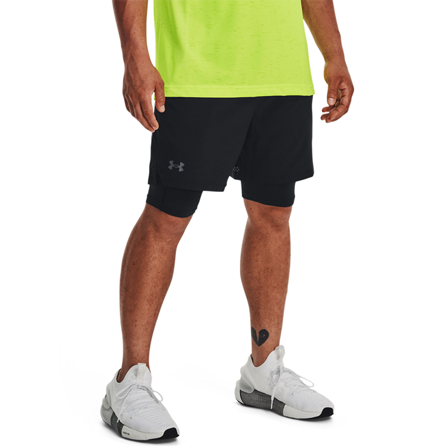 Under Armour Vanish Woven 2-i-1 Shorts Svart
