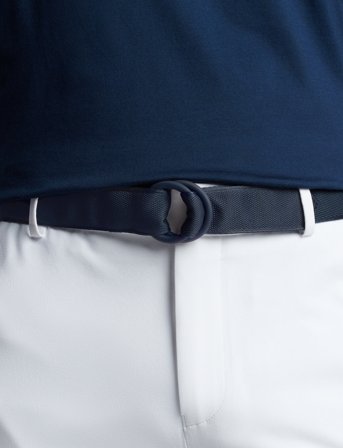 Peter Millar O-Ring Belt - Navy - XXL