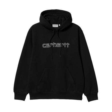 Carhartt Wip, Sweatshirts Hoodies Czarny, Mężczyzna, Rozmiar: S