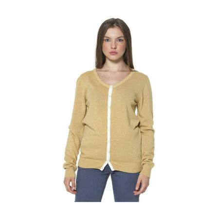 Fred Perry Cardigans Gul, Dame, Størrelse: ONE Size