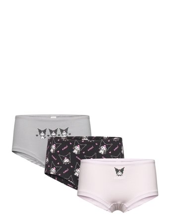 Lindex Panty Hipster 3P Kuromi - Multi/patterned - 128