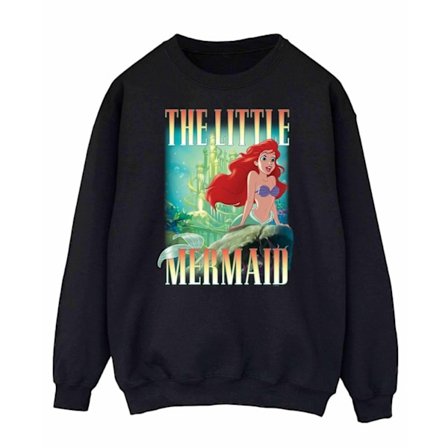 Den lilla sjöjungfrun Dam/Dam Ariel Montage Sweatshirt S Bla