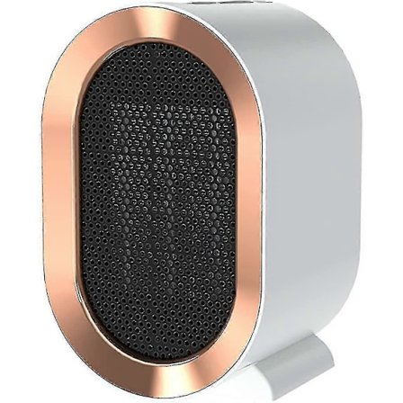 1200 W keraaminen lämmitin, kannettava lämmitin 2 lämmitystilalla, ylikuumenemissuojalla, alhaisella energiankulutuksella, hiljainen