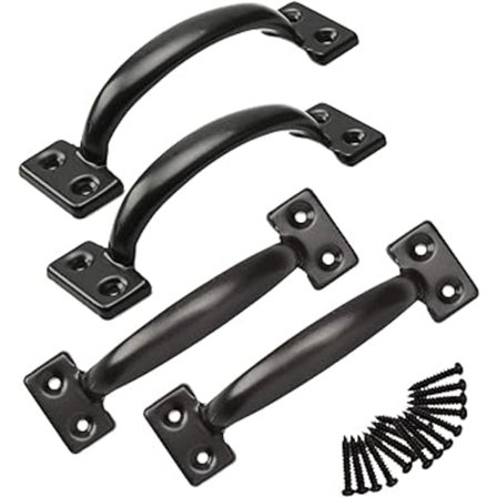 4 KPL 138*32mm Vetimet Musta Ovenvedin Metalliset Keittiökaapit Huonekalut Vaatekaappi Lääkekaapin Vedin Musta Ovilaitteisto