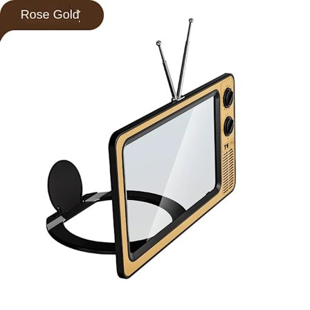 12-tommer high-definition skærmforstørrer, videoforstørrer til mobiltelefonskærm, smartphoneholder.