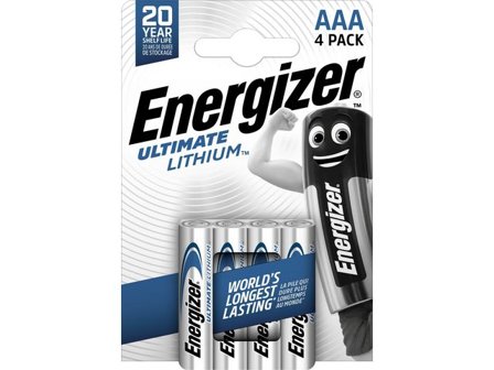 Energizer Batteri Ultimate AAA 4/fp - Lyreco - Kontorsmaskiner - Batterier - AAA