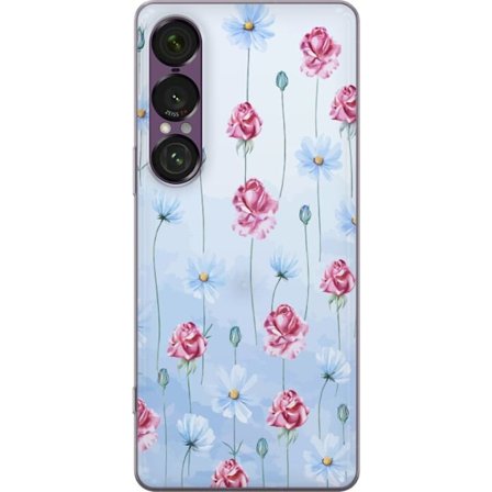 Yhteensopiva Puhelinkuori Sony Xperia 1 VII Petal Reverie Sky Blue
