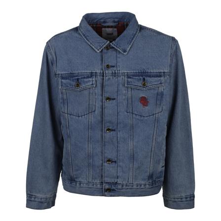 Vans, Denim Jackets Blauw, Heren, Maat:M