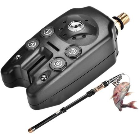 LED-elektroniskt nappvarnare med ljudsignal, justerbar ton och