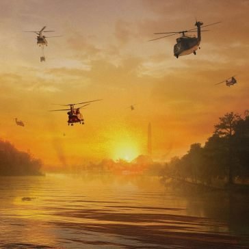 Civil war (original score - neon green v BEN/GEOFF SALISBURY