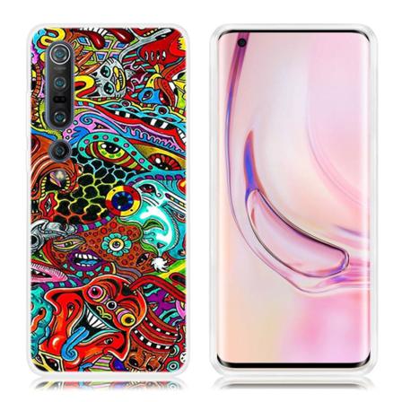 Deco Xiaomi Mi 10 Pro etui - Farverig Fish Multicolor