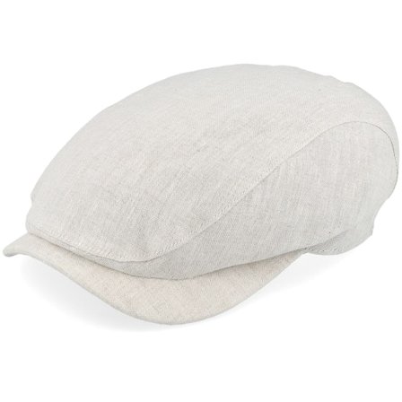 Wigéns - Beige flatcap Cap - Ivy Contemporary Cap Light Beige Flat Cap @ Hatstore