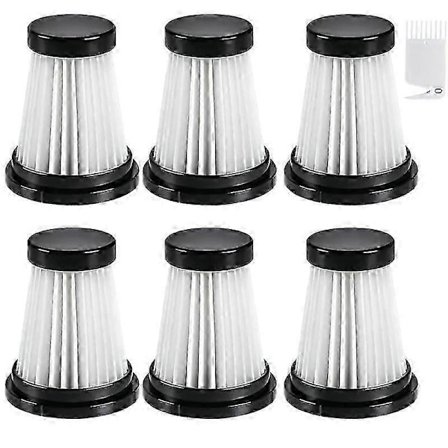 6 HEPA-filter för K12 / K12 Pro / K13 dammsugare & Genius Invictus .0/2.0 handdammsugare