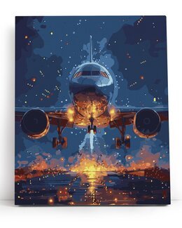 Paint By Numbers Flyg mot himlen