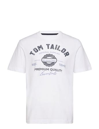 Logo Tee Tom Tailor White