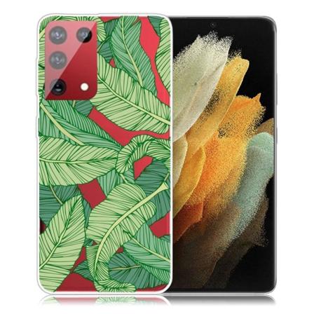 Deco Samsung Galaxy S21 Ultra etui - Leaf Green