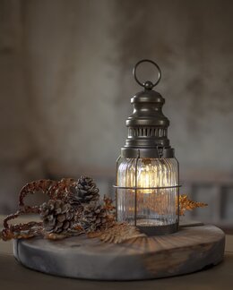 Lykta LED Aina, batteridriven Guld - Star Trading