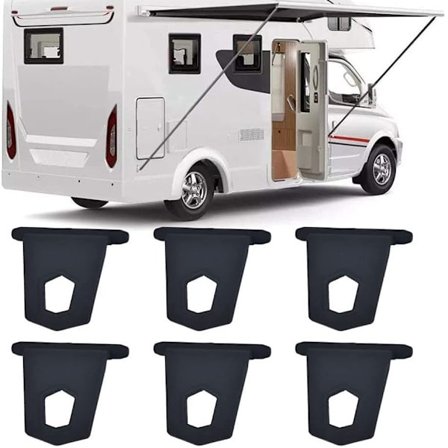 10-pack RV Markis sidomonteringskrokar